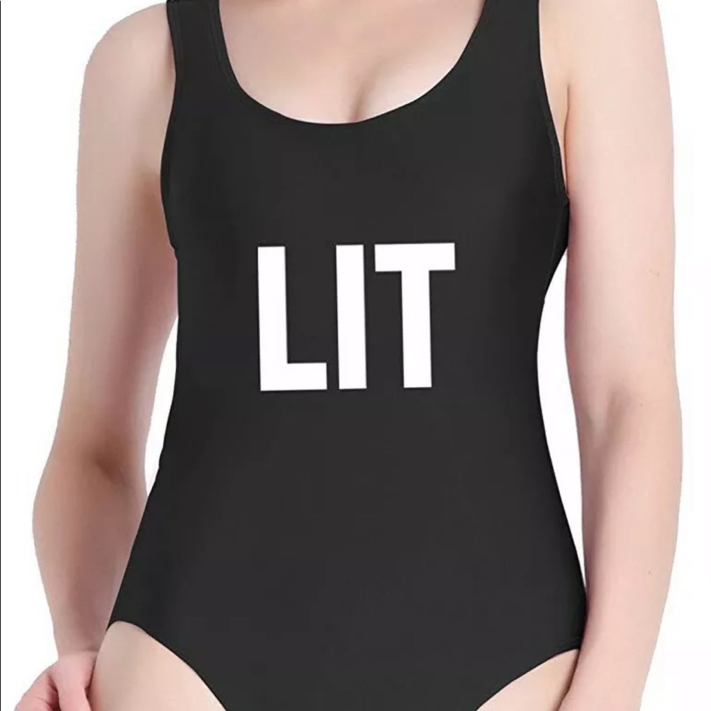 One Piece Lit Swimsuit Xl